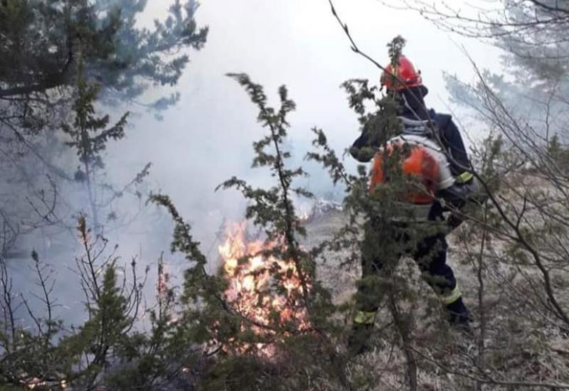 Ilustracija - Požar na Kupresu se širi, vatrena stihija ušla u prostor visoke šume