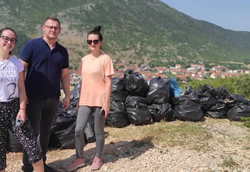 Eko HUB Blagaj u akciji - 40 vreća otpada skupljeno na lokaciji Ljubinje