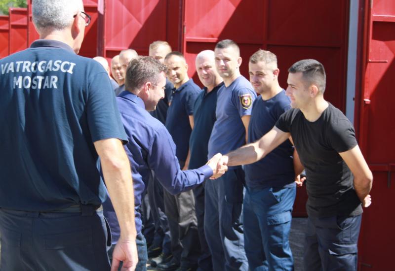 Kordić kod vatrogasaca - želimo pomoći opremanju PVP Mostar