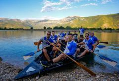 Bljesak na treningu lađarske ekipe: Mostarsko jezero nam je drugi dom
