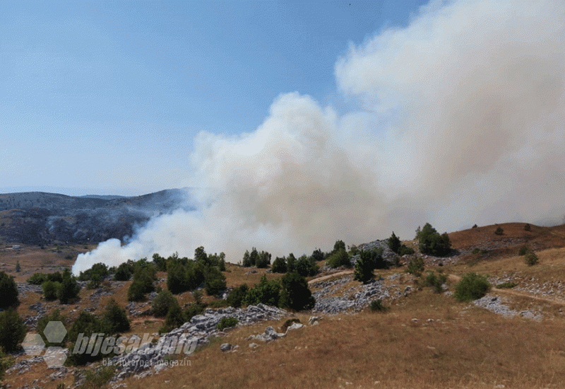 Jurić: Požar na Čabulji ne možemo ugasiti bez pomoći iz zraka