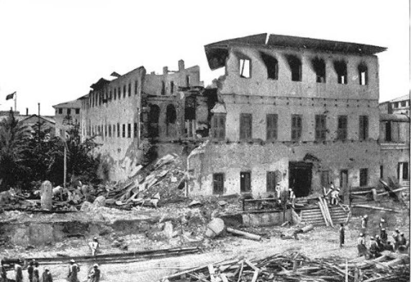 Posljedice najkraćeg rata u povijesti: Ruševine sultanove palače u Zanzibaru - Prije 125 godina vodio se najkraći rat u povijesti