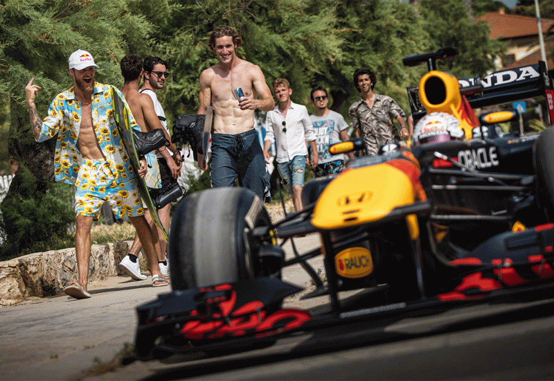 Šou Red Bull Racinga u Palermu pred trku Formule 1 u Monzi