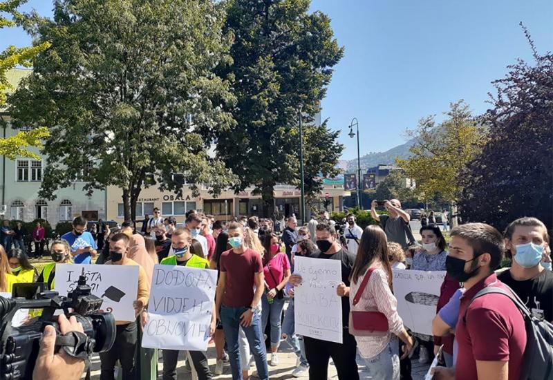 Sarajevski studenti izašli na prosvjede, imaju četiri zahtjeva