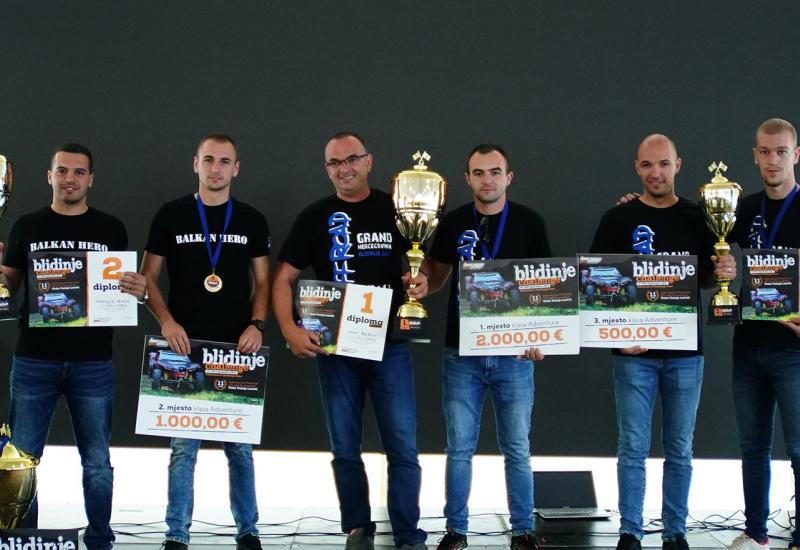 Pobjednici rally u klasi Adventure - Nožić i Bešlić pobjednici Off Road Rallya Vinko Vukoja Lastvić