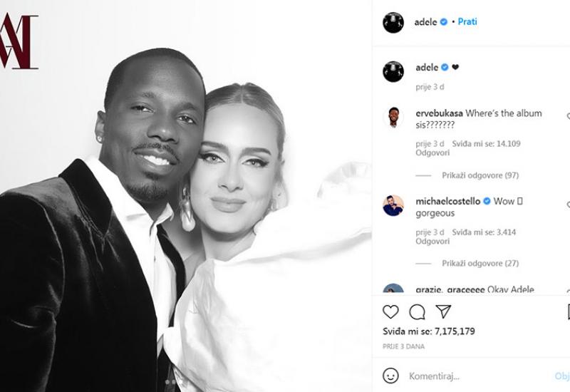 Adele ponovo sretna u ljubavi, objavila prvu sliku s dečkom na Instagramu