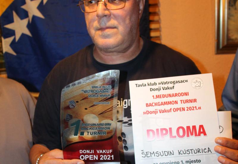 Šemsudin Kusturica iz Mostara osvojio backgammon turnir