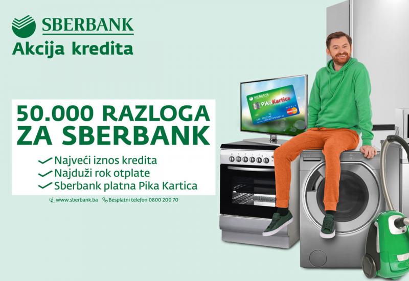 Sberbank BH: Nastavak akcije gotovinskih kredita