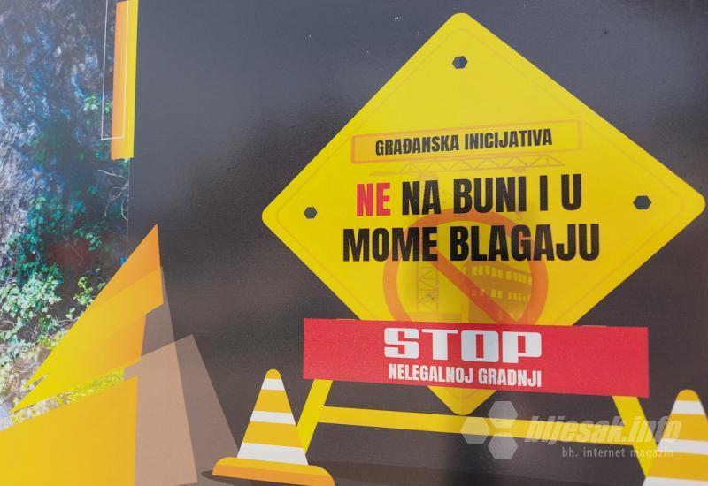 Ulična akcija u Mostaru - Nelegalna gradnja u Mostaru: Prestanite prodavati građevinske dozvole