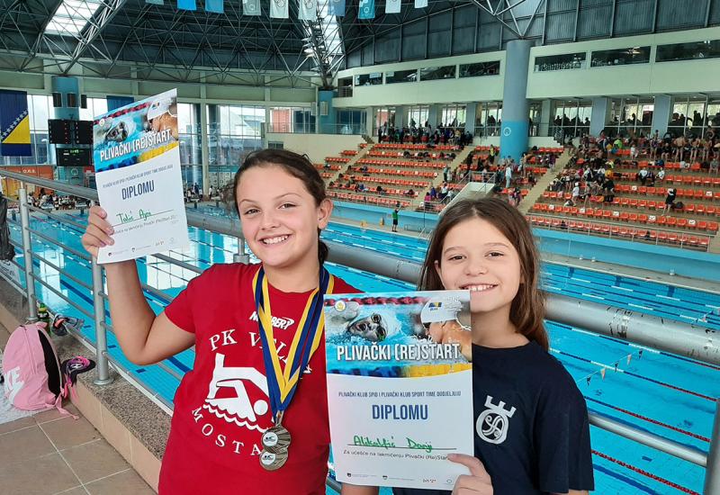 Plivački klub "Velež" u Mostar donio dvije medalje