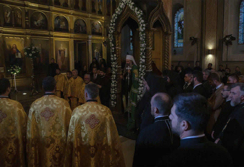 Mnoštvo vjernika u Sarajevu dočekalo patrijarha srpskog