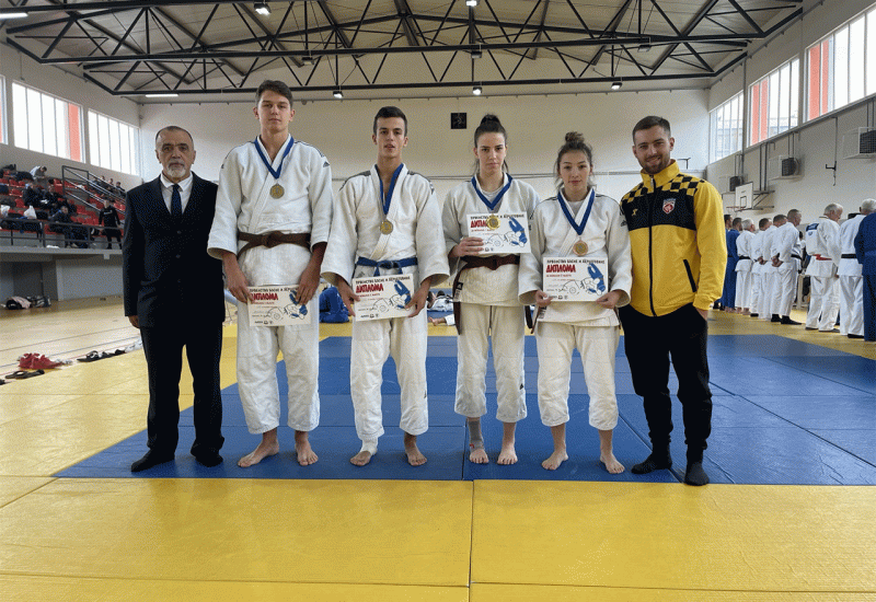 Judo klub Borsa s medaljama - Josipi Brvenik trostruko državno zlato u 2021. godini.