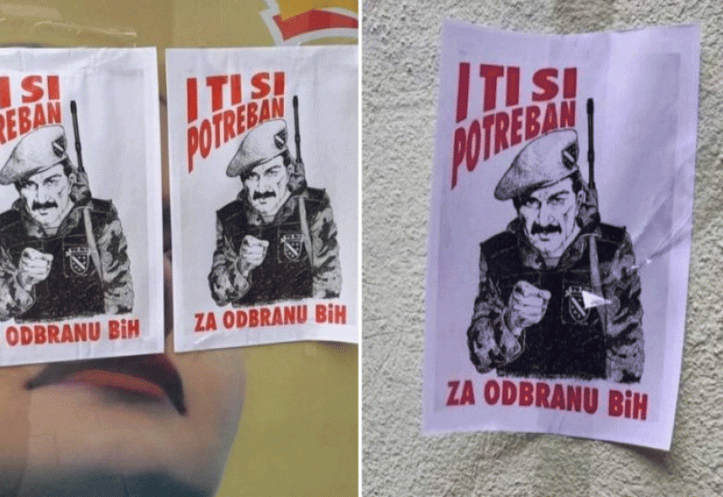  - Ljepilo bez traga: Traži se istraga zbog plakata u Sarajevu
