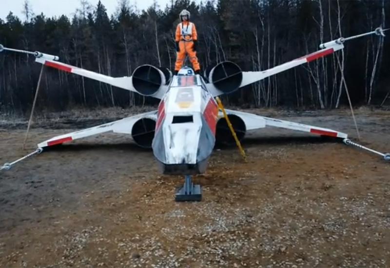 U Sibiru napravili repliku svemirskog lovca Lukea Skywalkera 