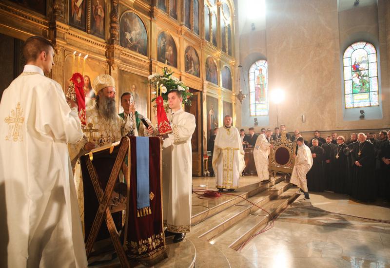 Patrijarh Porfirije služio liturgiju u Sabornoj crkvi u Sarajevu