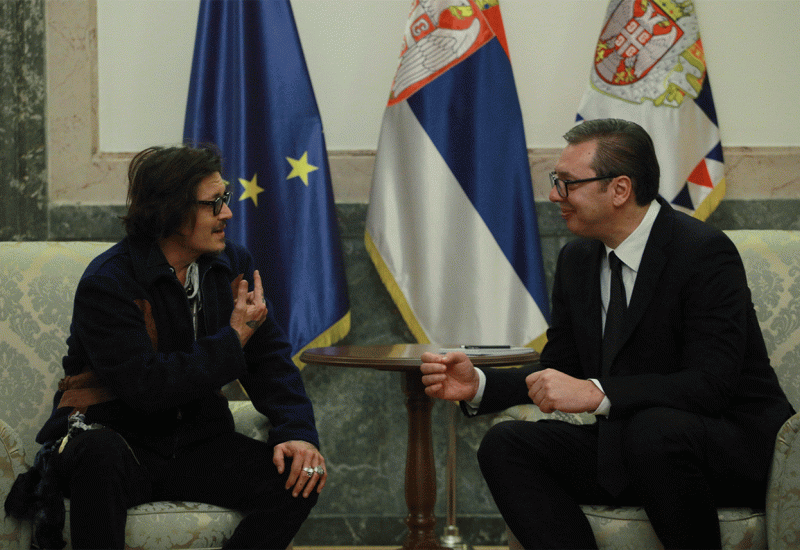 Sastanak Vučića s Deppom - Hollywoodski glumac pao na Vučićev šarm 