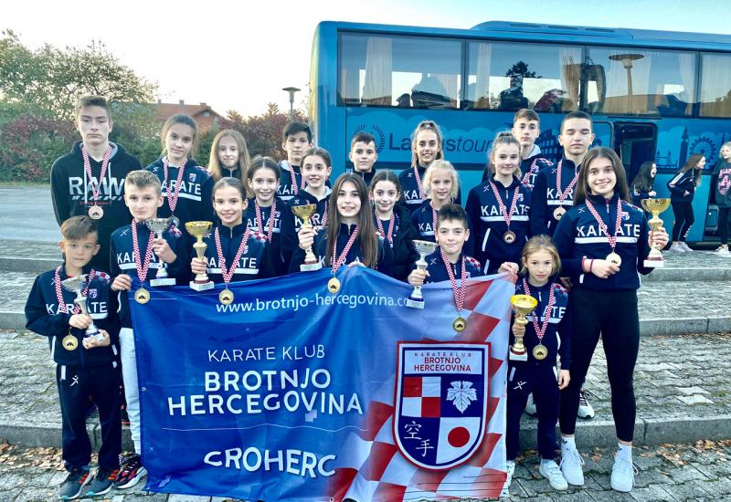 Karate klub ''Brotnjo'' osvojio sedam odličja u Hrvatskoj
