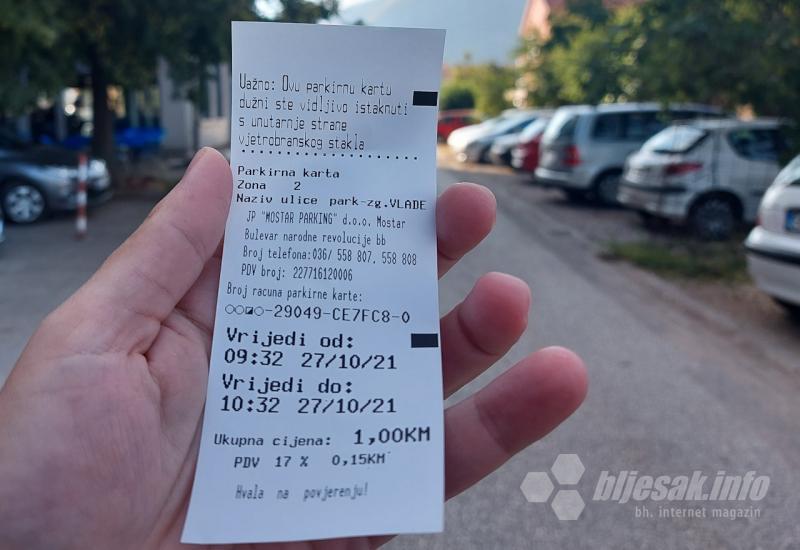 Dezinformacije u vezi parkinga u Mostaru