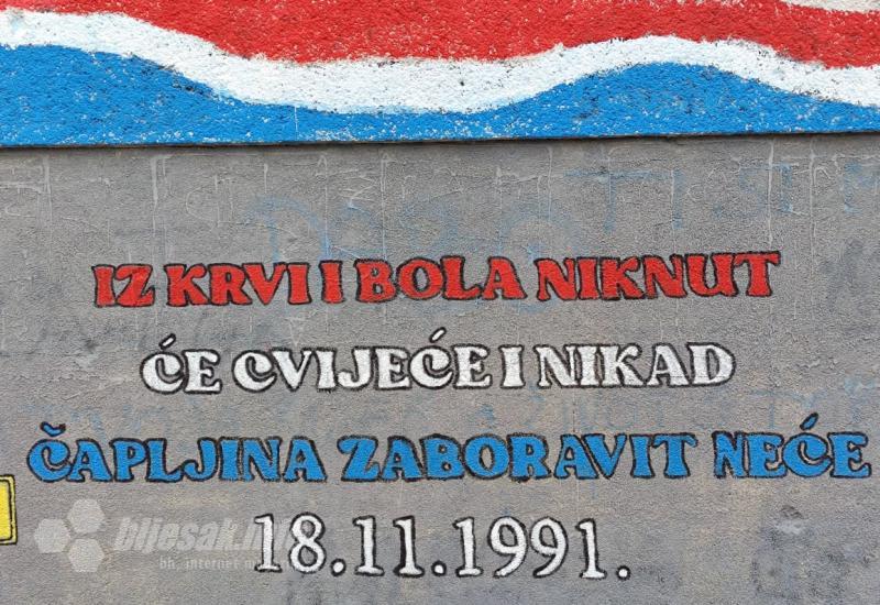 Novi mural u Čapljini posvećen žrtvi Vukovara i Škabrnje