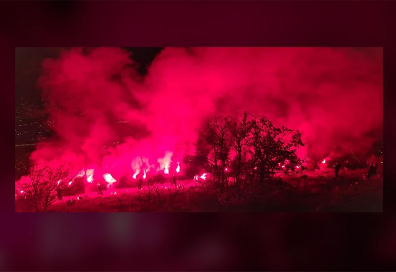 Baklje na Planinici - Vatromet nad Mostarom u čast Herceg-Bosne