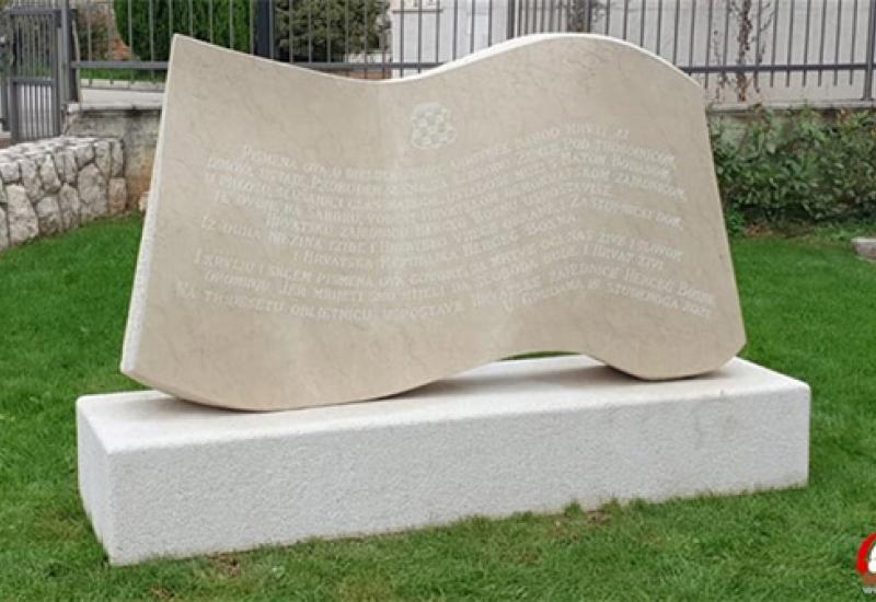 Utemeljenje Hrvatske zajednice Herceg Bosne dobilo spomenik