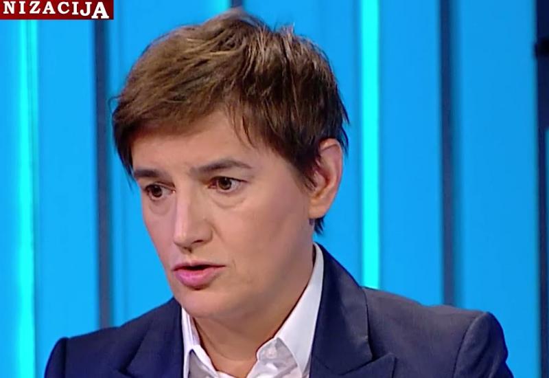  Brnabić: Pritisak bombama jer Srbija nije uvele sankcije Rusiji