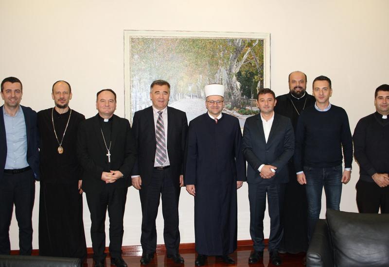 Vjerski predstavnici u posjeti Gradu Mostaru - Vjerski predstavnici posjetili Kordića, Marića i Milivojevića