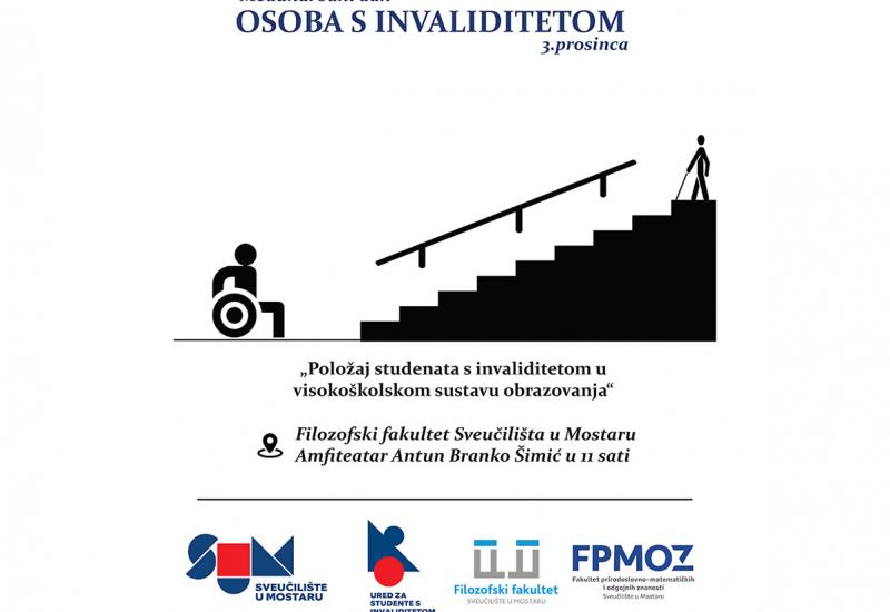 Međunarodni dan osoba s invaliditetom - Mostarsko sveučilište obilježava Međunarodni dan osoba s invaliditetom