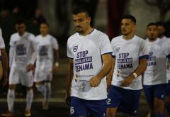 Nogometaši Zrinjskog i Leotara izašli na teren u majicama ''Stop nasilju nad ženama''