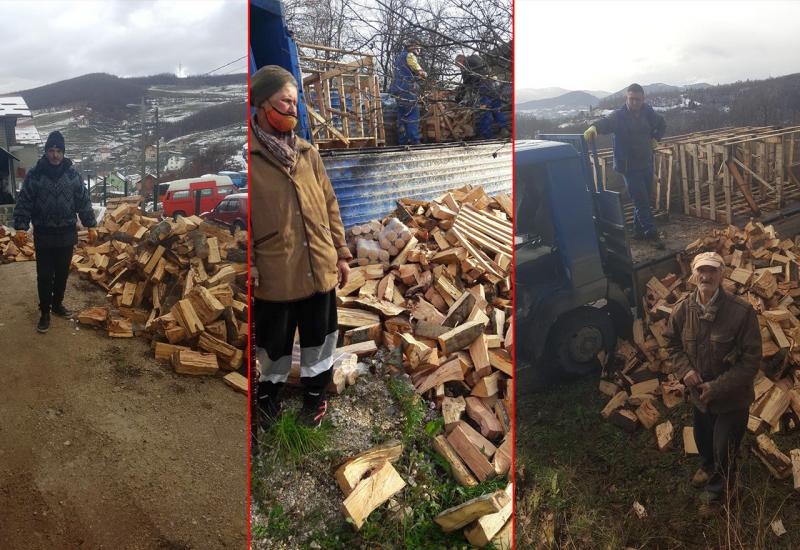 Drva za obitelji na području Kantona Sarajevo - Pomozi.ba: Isporučena drva za stotinu obitelji, akcija pomoći i dalje traje
