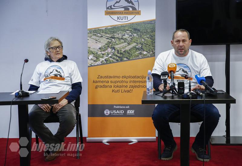 Mještani organizirani u Eko udruženje Livač održali su press konferenciju u Mostaru - Novi kaos u Kuti Livaču: Gdje su mine oko budućeg kamenoloma?