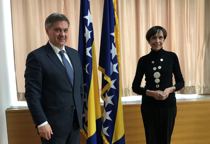 Denis Zvizdić i veleposlanica Margret Uebber - 