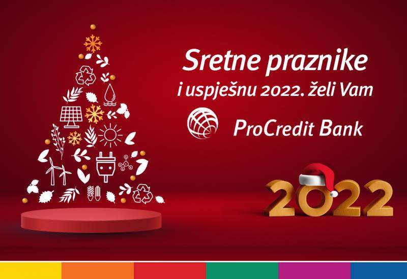 Zahvalnica ProCredit Banke klijentima i klijenticama i partnerima