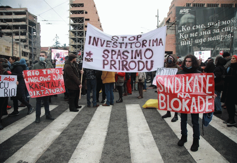 Traži se obustava istraživanja: Prosvjed i blokada prometnica u Srbiji 