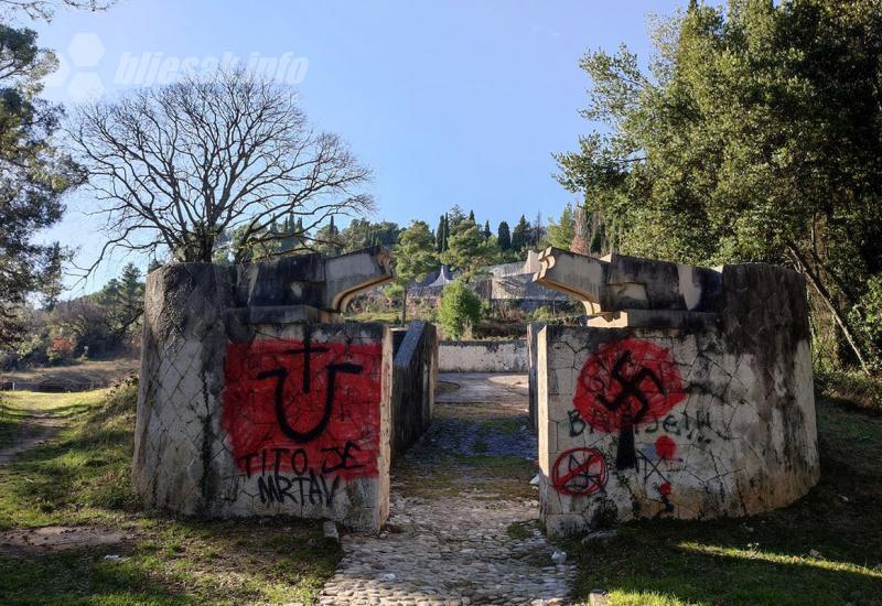 Novo skrnavljenje Partizanskog spomen groblja