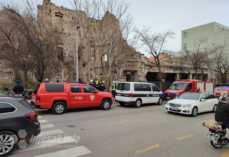 Mostar: Nesreća u ruševnoj zgradi, tragaju za jednom osobom - Mostar: Vatrogasci izvukli tijelo ispod ruševina