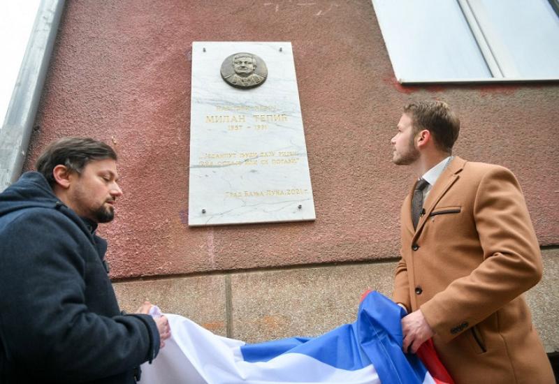  - Hrvatska prosvjeduje zbog otkrivanja ploče Milanu Tepiću u Banja Luci