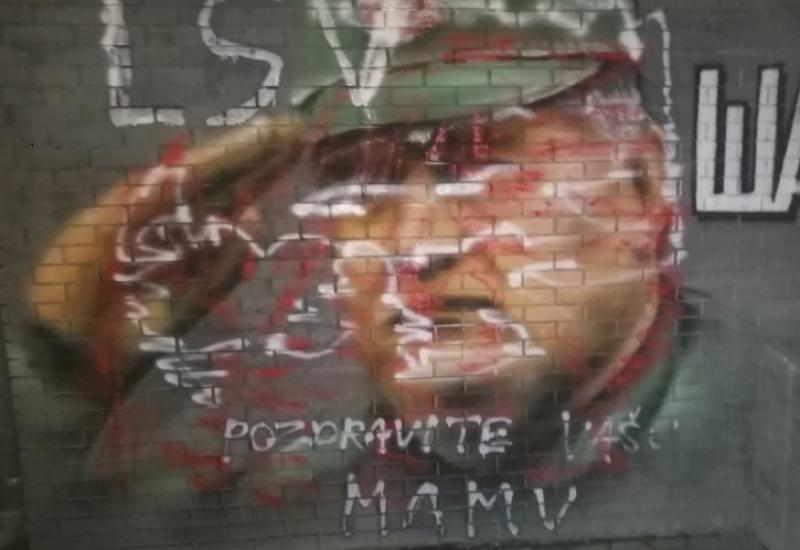 Išaran mural posvećen ratnom zločincu Ratku Mladiću u Novom Sadu