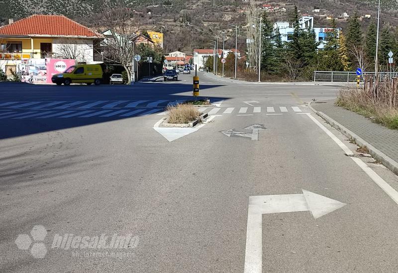 Kaos signalizacija kod novog mosta u Mostaru