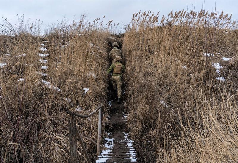 Ukrajinski vojnici snimljeni u siječnju 2022. - Za Bljesak iz Ukrajine: Nije moguće ratovati s Rusijom, ali nije moguće ne braniti sebe