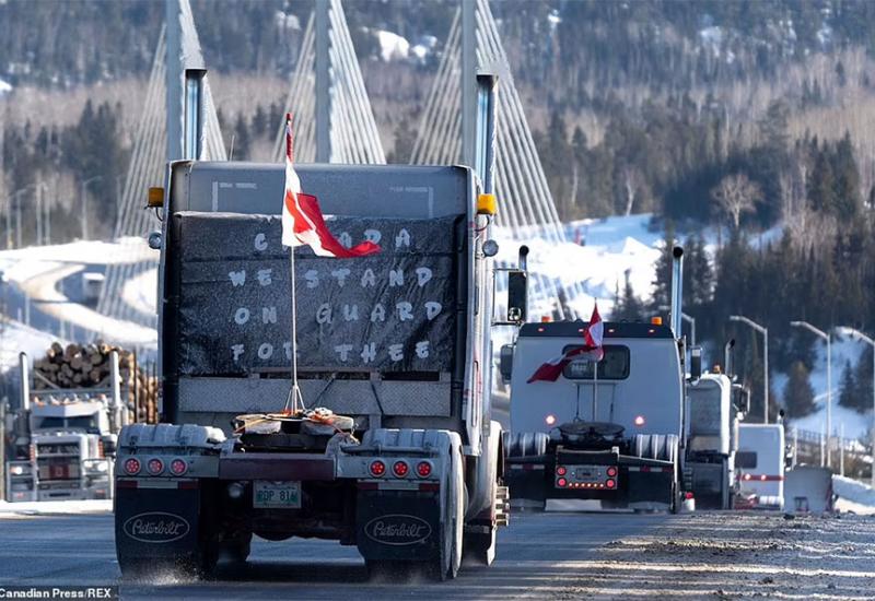 Bunt zbog potvrda i cijepljenja u Kanadi - VIDEO: KanadskI premijer pobjegao s obitelji, na ulicama deseci tisuća kamiona i građana