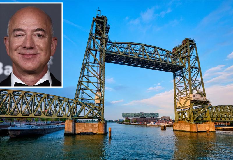 Razmontirat će povijesni most kako bi mogla proći jahta Jeffa Bezosa