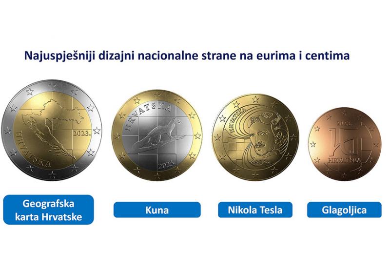 Predstavljen dizajn hrvatskih kovanica eura i centa