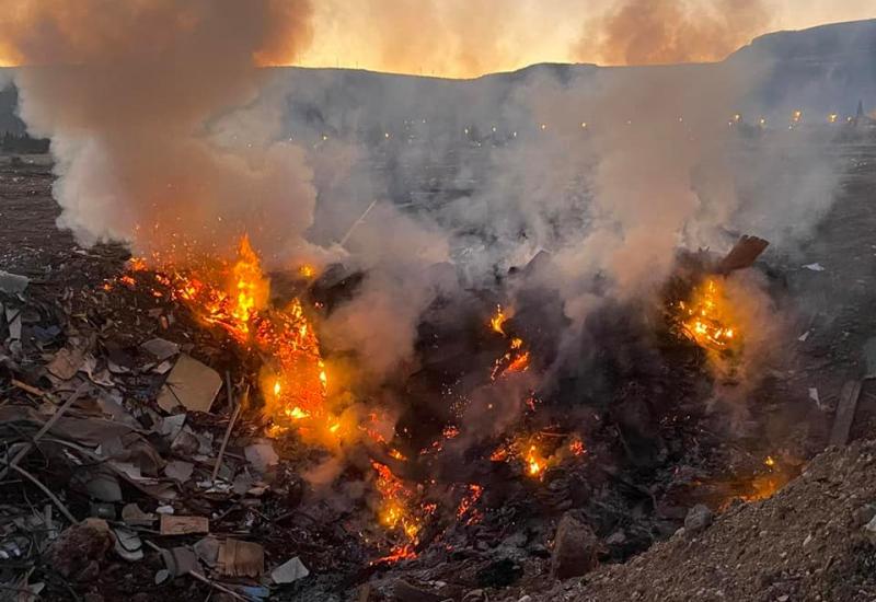 Požar u Konjicu na miniranom terenu, vatrogasci intervenirali i u Mostaru i Čapljini
