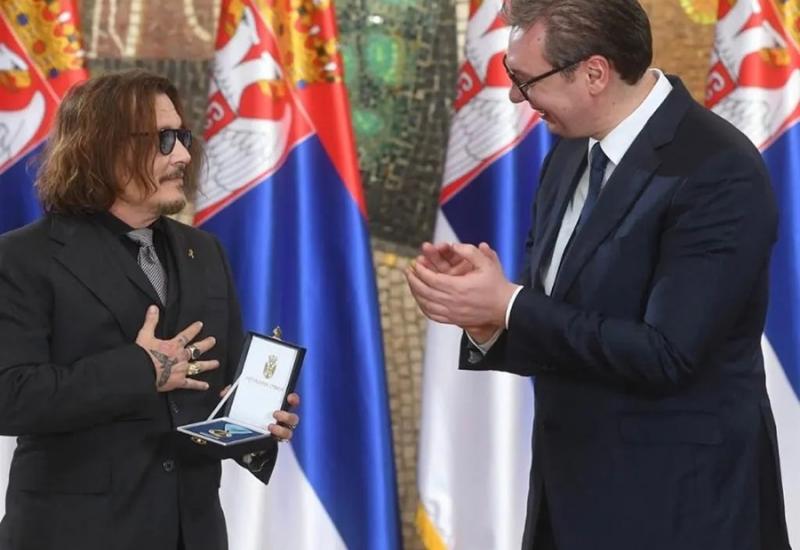 Johnny Depp odlikovan u Srbiji