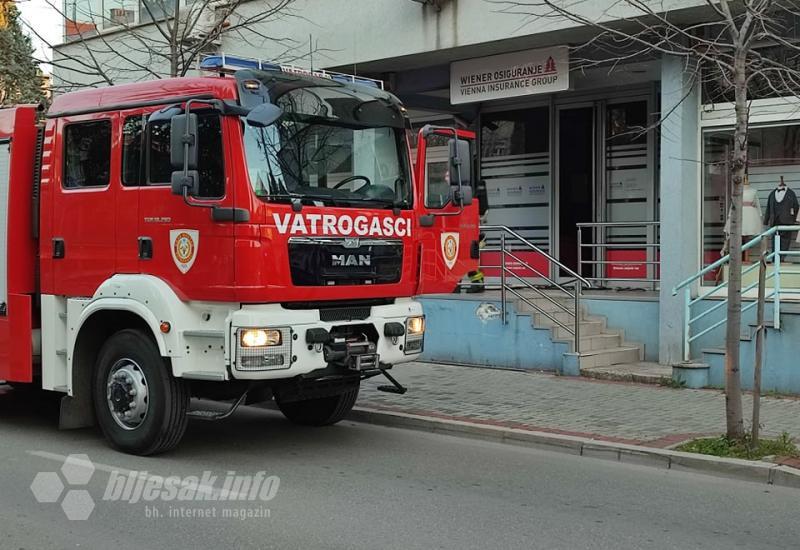 Požar u ulici kralja Tvrtka - Mostar: Požar u poslovnom prostoru