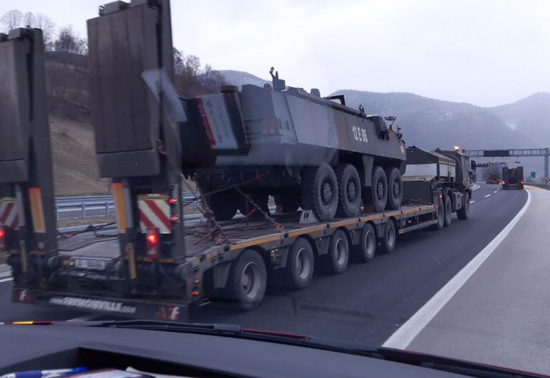 Kolona EUFOR-ovih vozila ušla u BiH