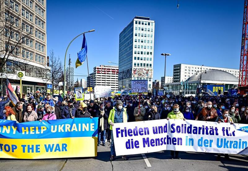 Europski gradovi prosvjedovali za mir u Ukrajini 