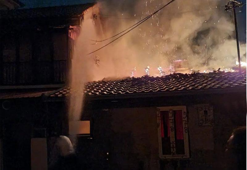 Požar na kući u Čapljini - Čapljini isključena struja zbog požara na kući