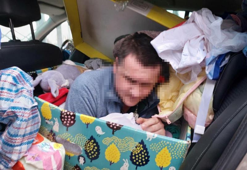 Uhićen Ukrajinac koji se u pokušaju bijega skrivao u kutiji za igračke